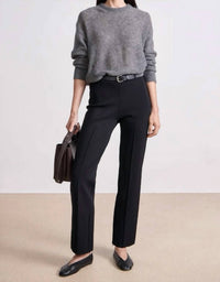 Apiece Apart - Straight Pull On Zip Hem Pants
