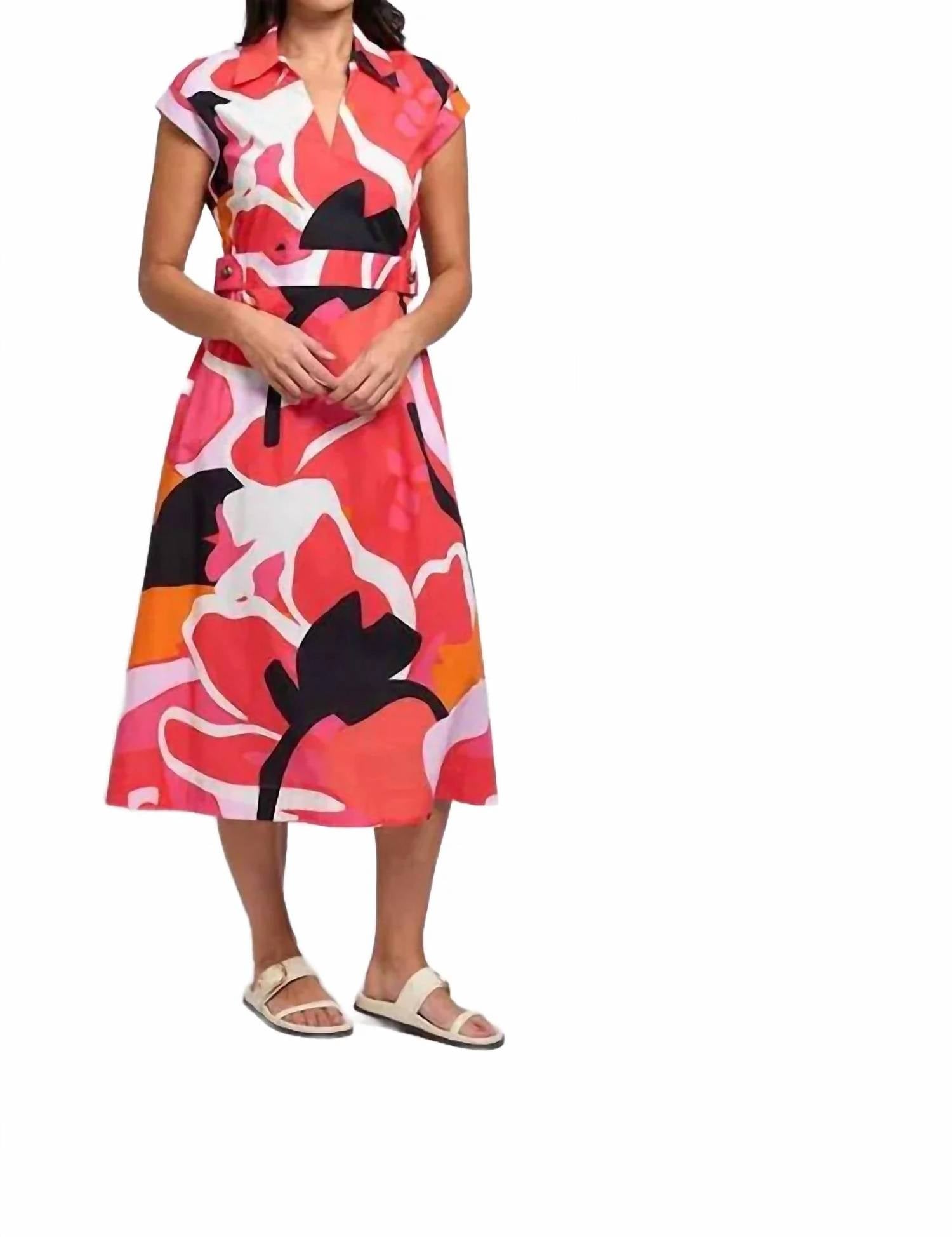 Foil - Dress Is More V-neck Midi Dress