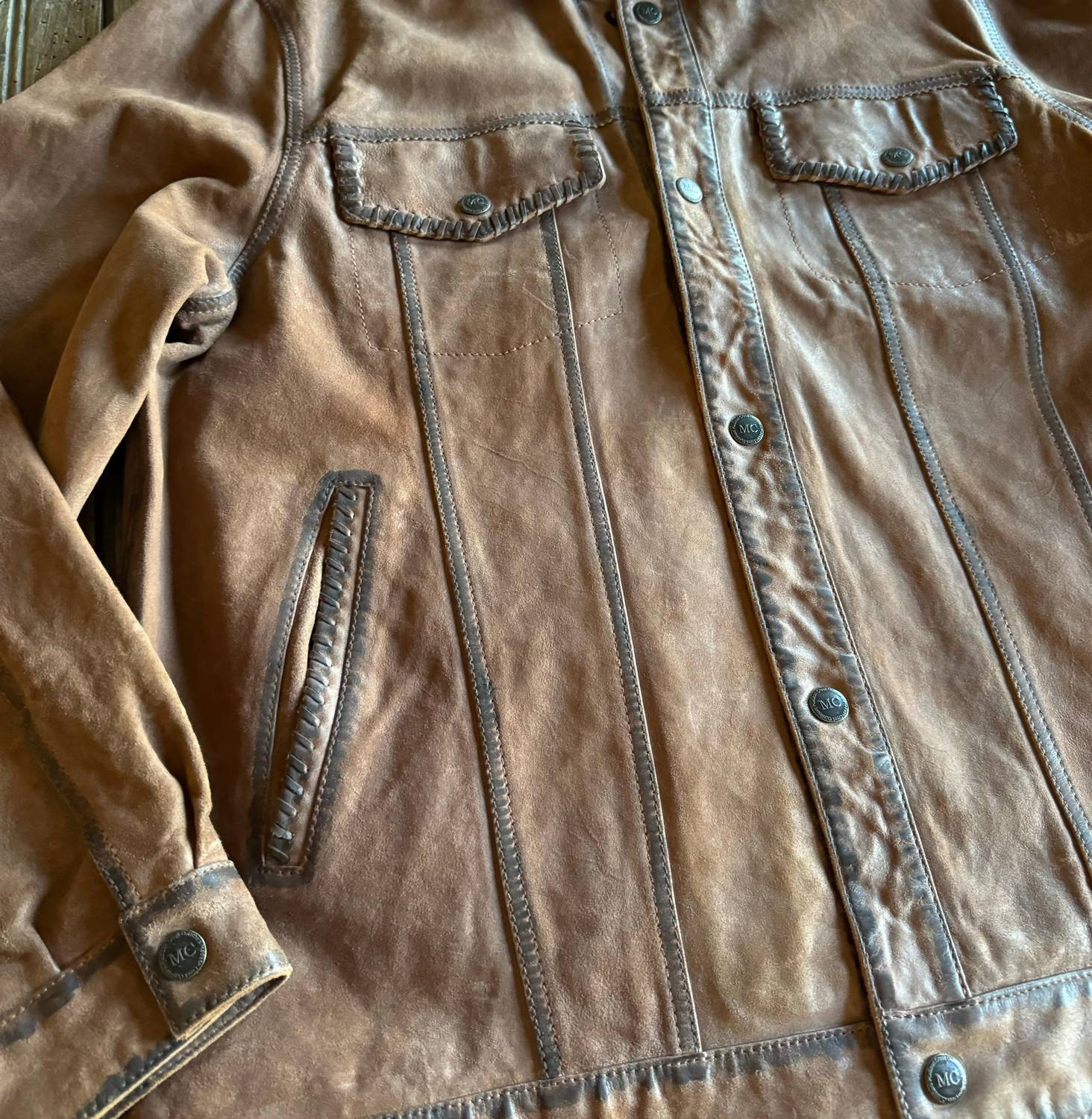 Madison Creek Outfitters - Men's Santa Fe Goat Nappa Leather Jacket