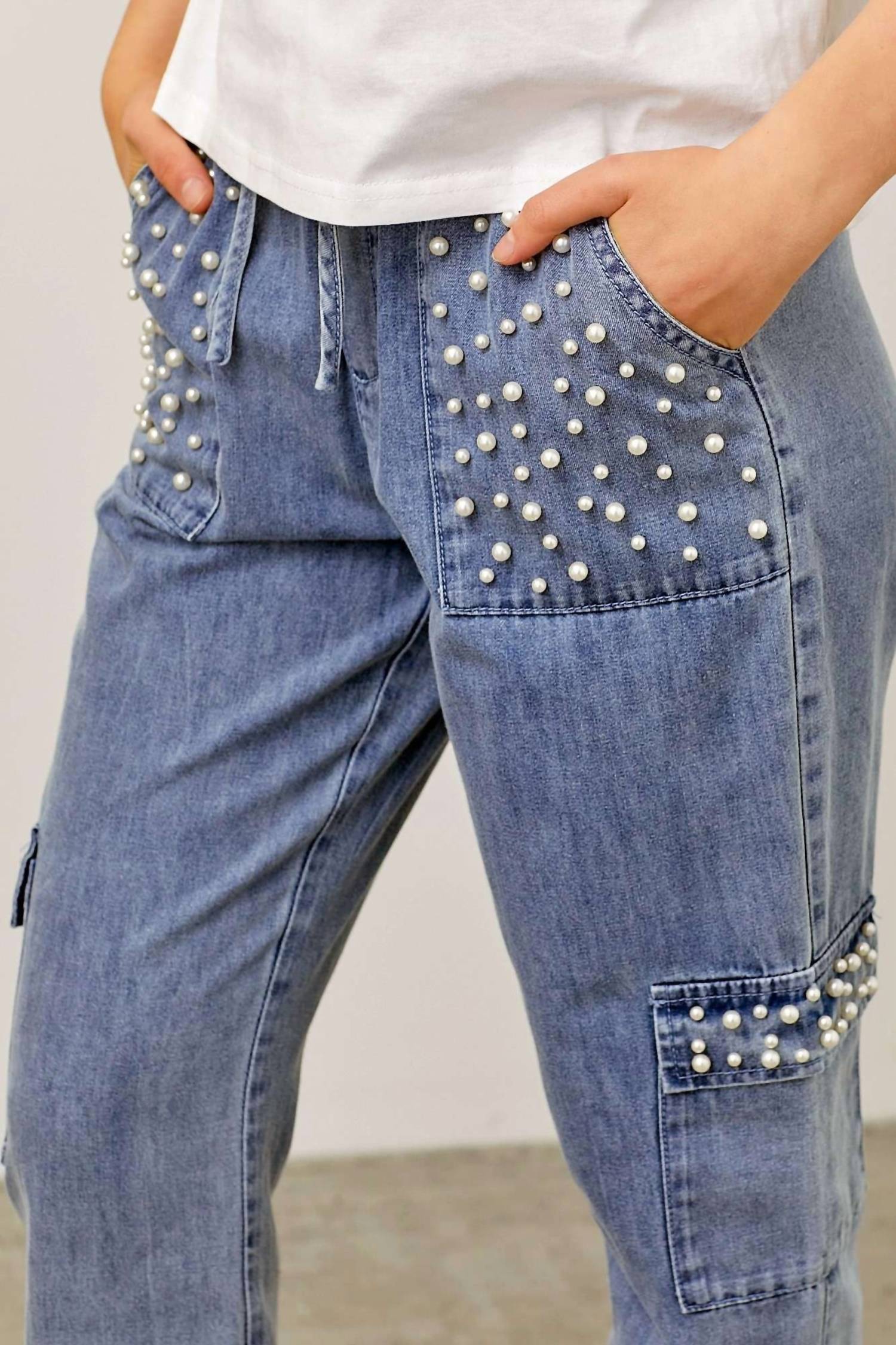 Mainstrip - Women's Denim Glam Jogger