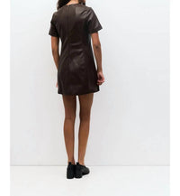 Mod Ref - Leather Mini Dress
