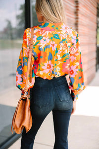 Entro - Floral Print Bodysuit