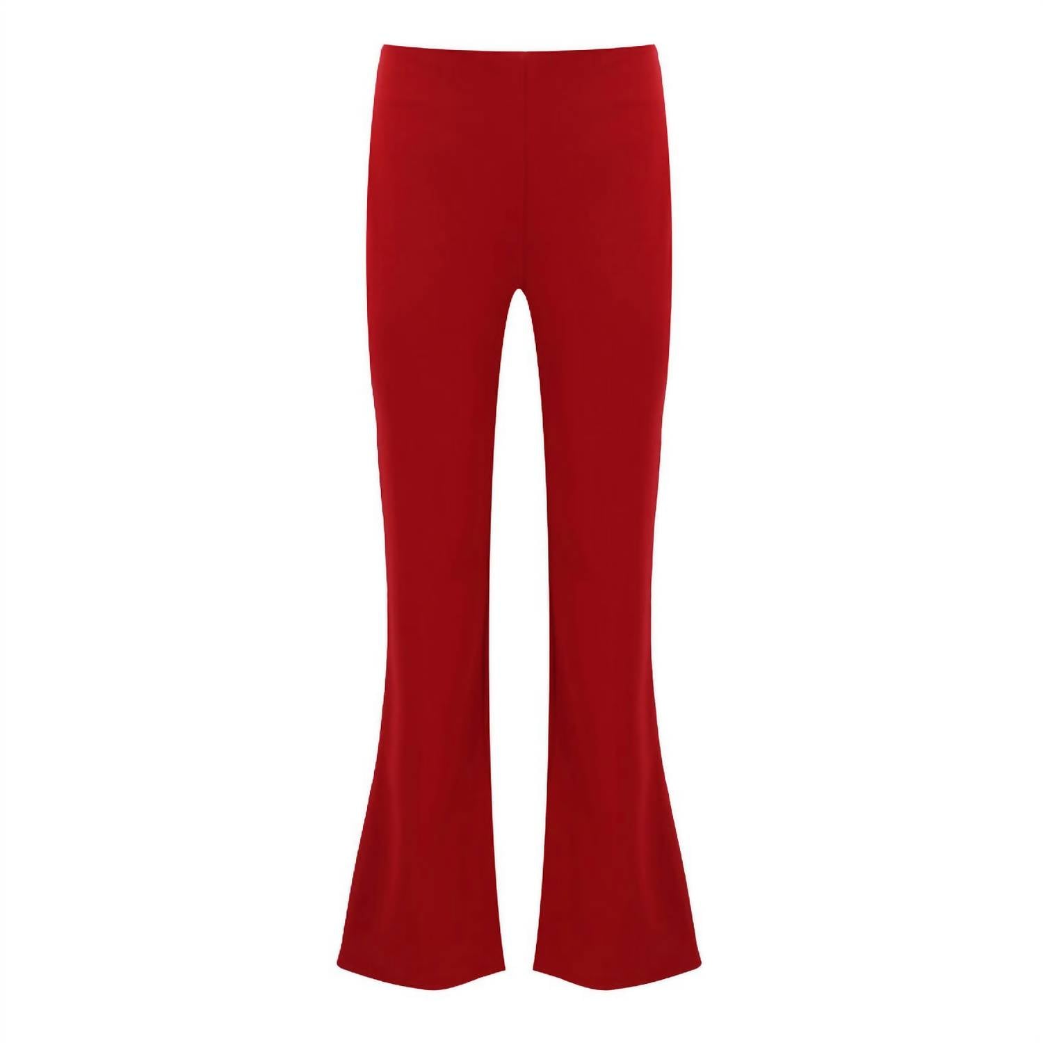 Trina Turk Women's Jacoba Crepe Knit Pant in red - women's pants