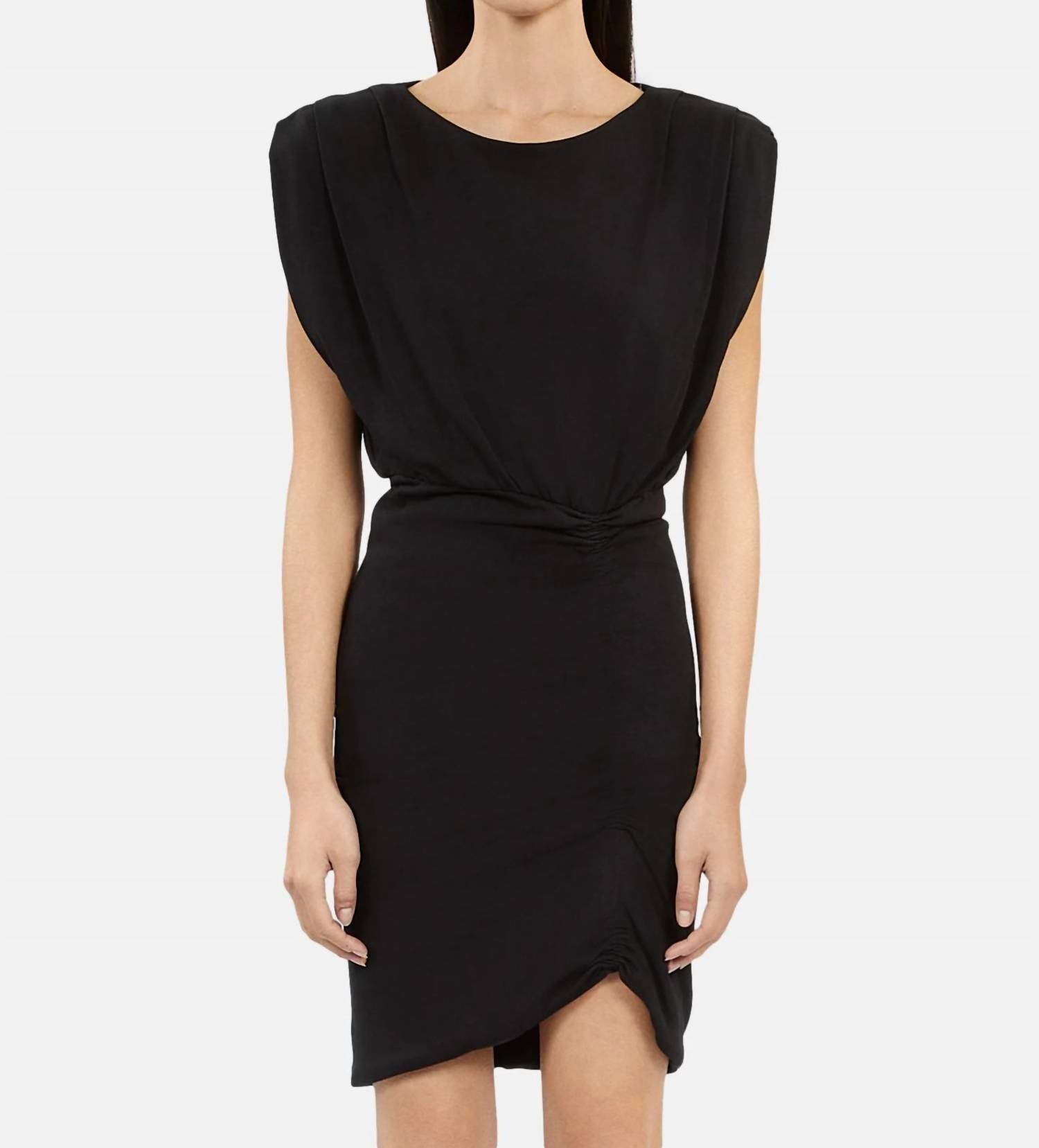 THE KOOPLES Ruched Little Dress in black - women's dress