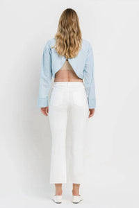Vervet By Flying Monkey - Marcella High Rise Crop Flare Jeans