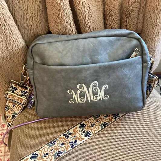 Dani & Em - Women's Sierra Leopard Strap Crossbody Bag