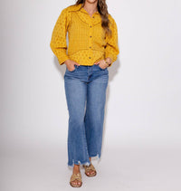 Ivy Jane - Golden Hour Cropped Button Up