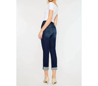 Kancan - Skinny Leg Cuffed Jeans