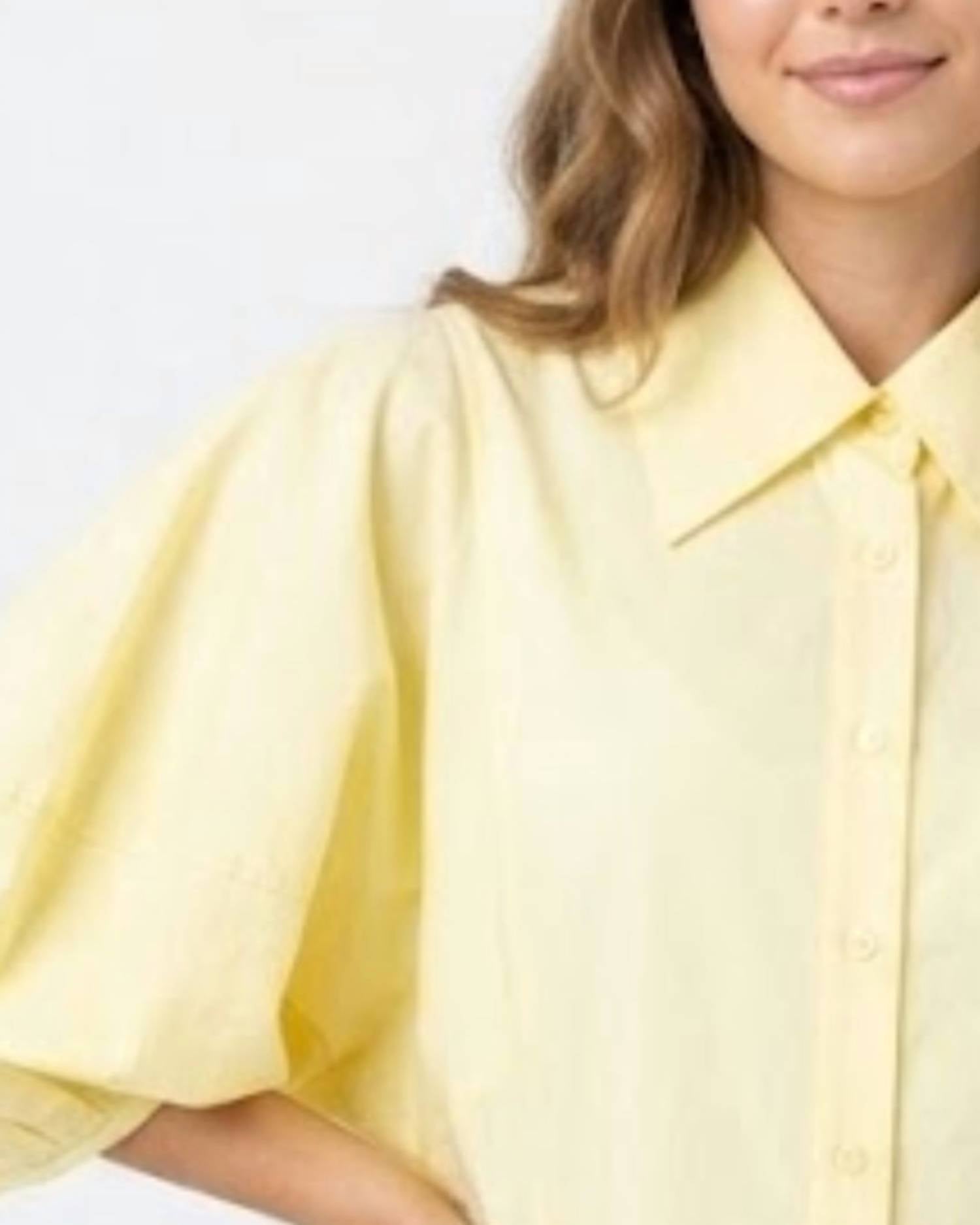 Pinch - Balloon Short Sleeve Blouse