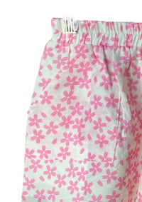 Meet Me In Santorini - Women's Petal Splash Shorts