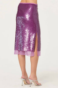 Astr - Shirin Sequin Pencil Skirt