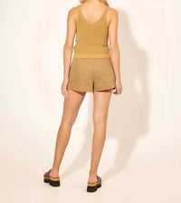 KIVARI Lana Knit Top in khaki - women's shirt - alternate view
