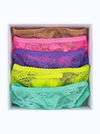 Love Stories Women's 5 Pack Weekday Spruce G-strings Panty in assorted as shown - women's intimate