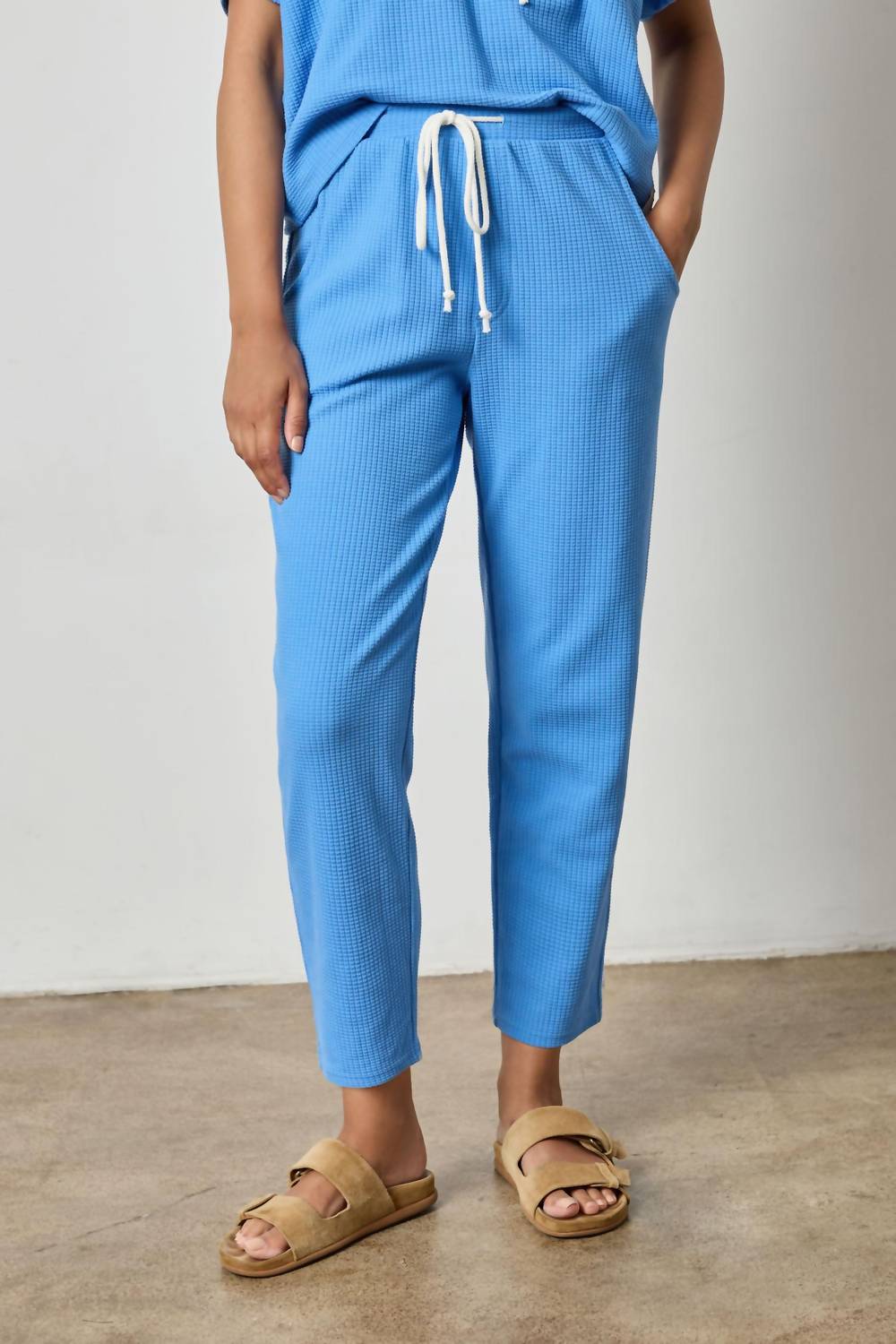 Lilla P - DRAWCORD WAFFLE PANT