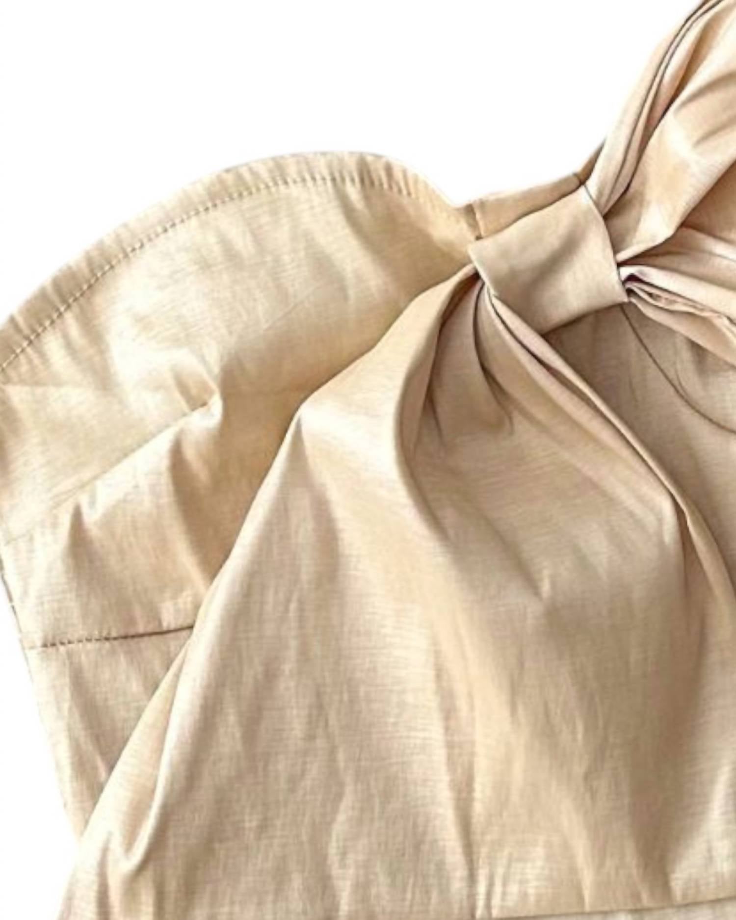Blue Blush - Women's Bow Sheer Top