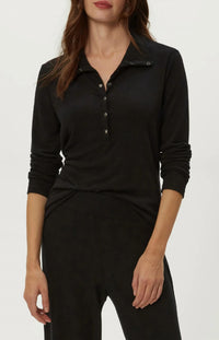 Michael Stars - Issa Tahoe Rib Henley Polo