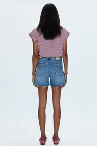 Pistola - Kennedy Relaxed Mid Rise Denim Short
