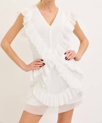 Lena - Ruffle & Ready Mini Dress