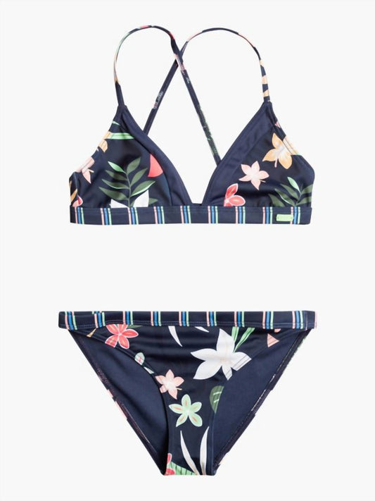 Roxy - Girl's Active Joy Triangle Two Piece Bikini Set