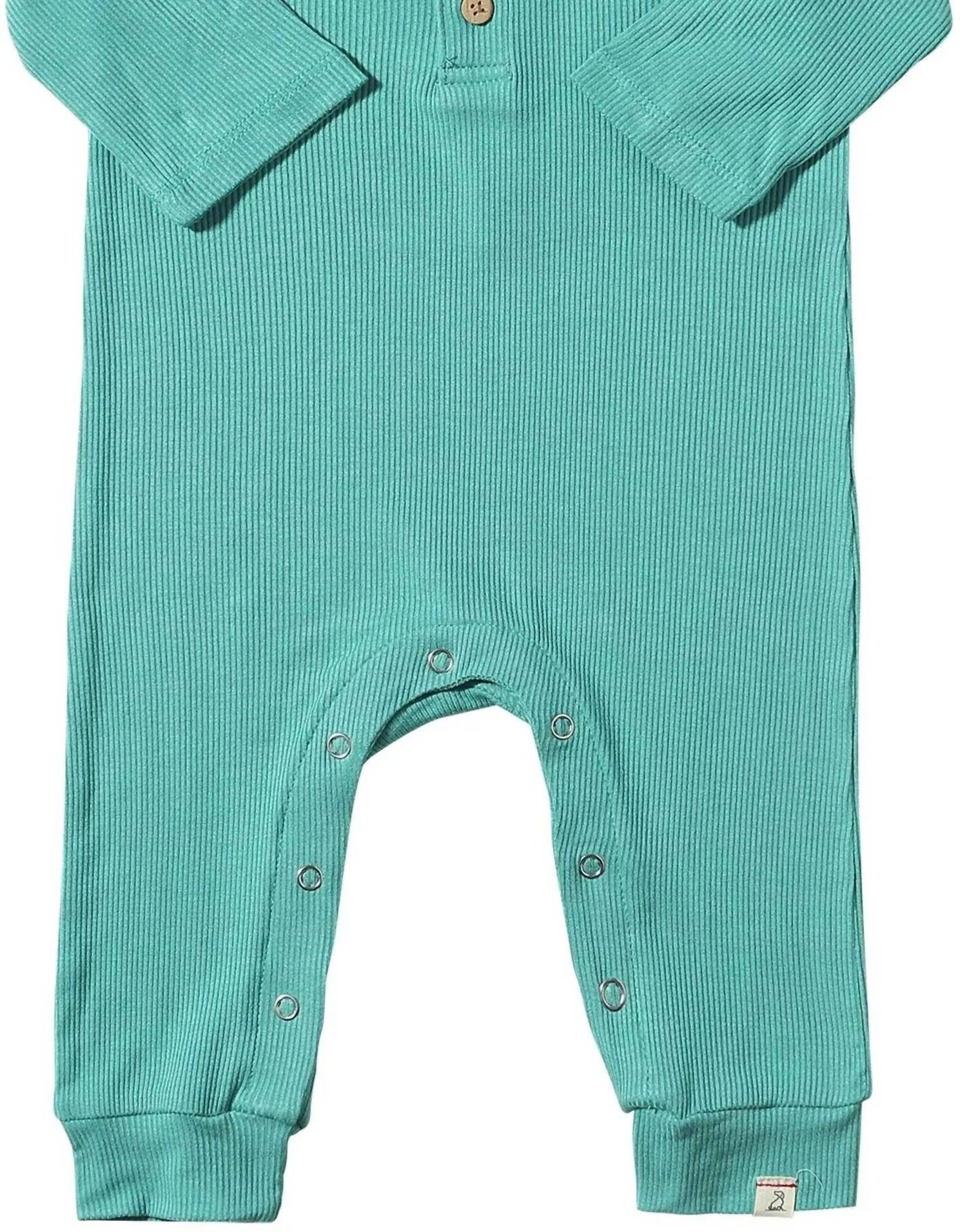 Me & Henry - Boy's Mason Ribbed Romper