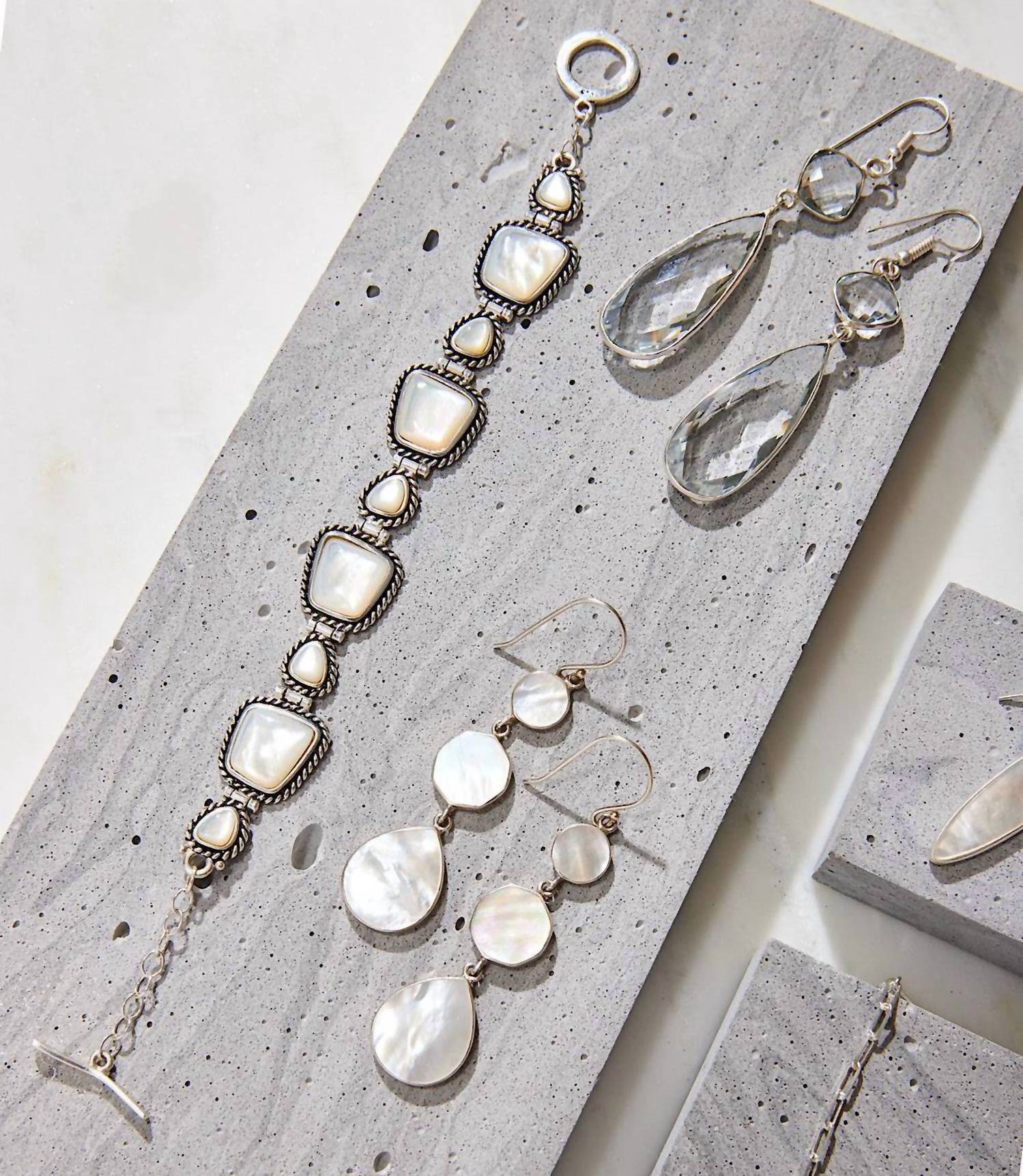 Barse Women's Toggle Bracelet in mother of pearl - women's jewelry - view 8