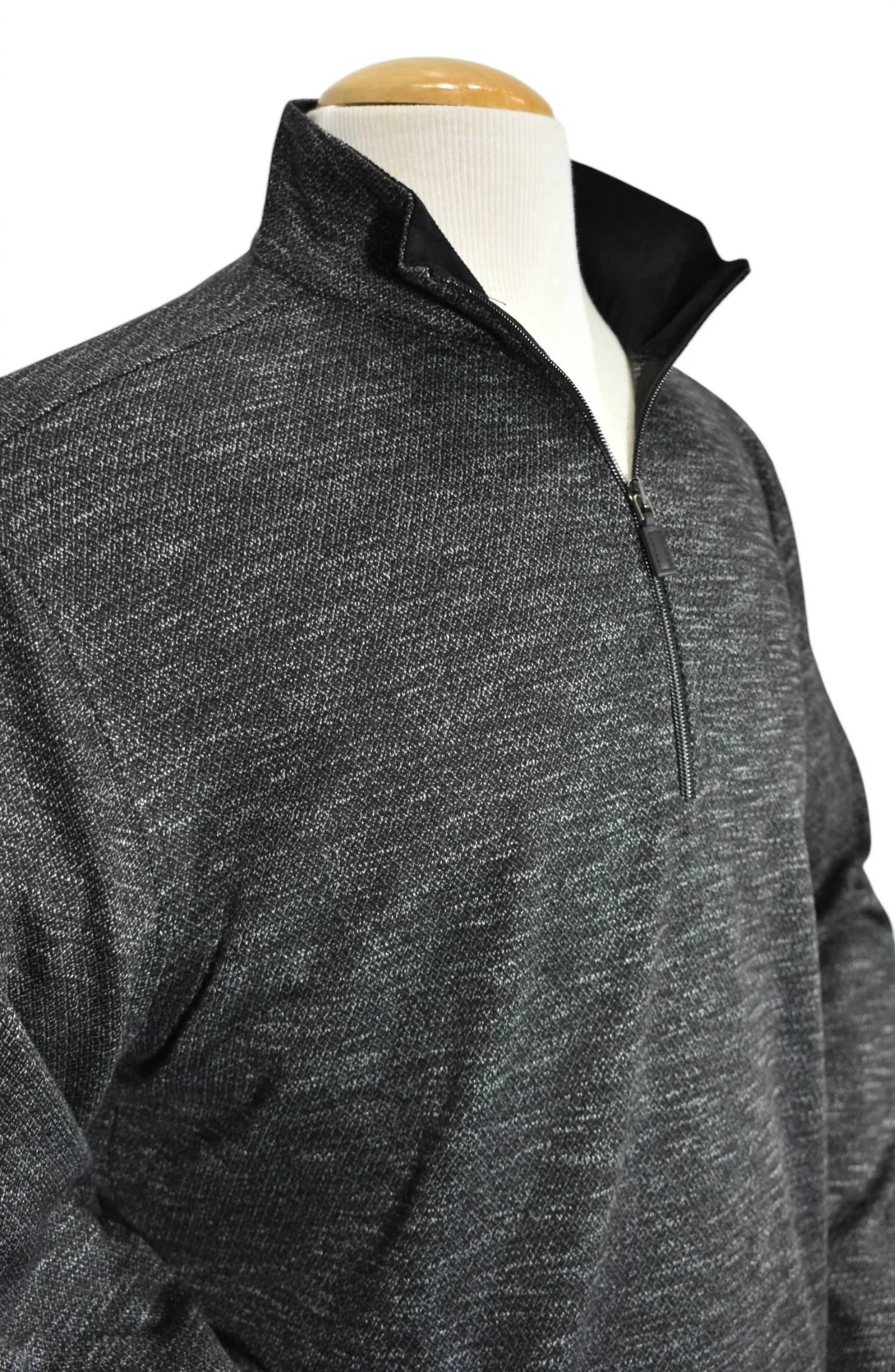 Marcello - Bodrum Slate Quarter Zip Top