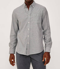 Rails Vance Long Sleeve Button Down Shirt in navy rope stripe - men's shirt - view 4