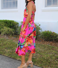 Skies Are Blue - Braided Strap Maxi Dress
