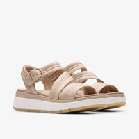Clarks Women's Tuscan Strap Sandals in sand leather - women's sandal - alternate view
