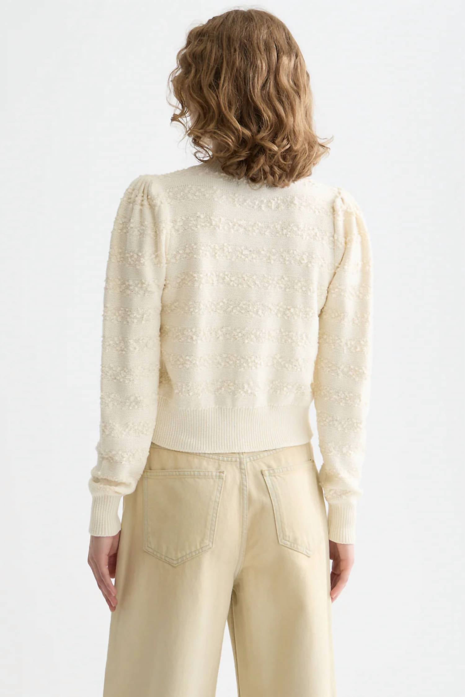 Scotch & Soda - Boucle Stripe Cardigan