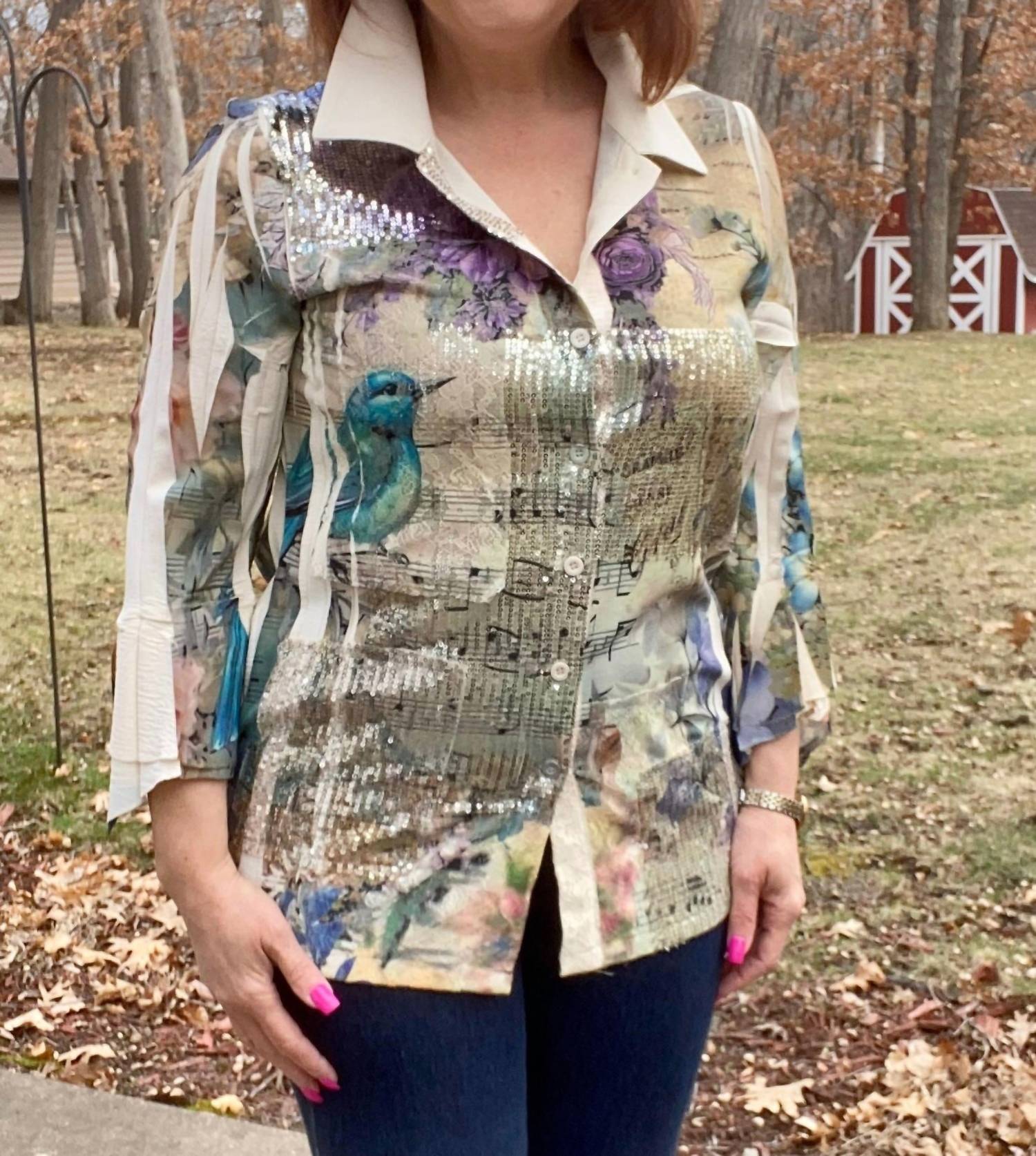Origami - Bell Sleeve Top