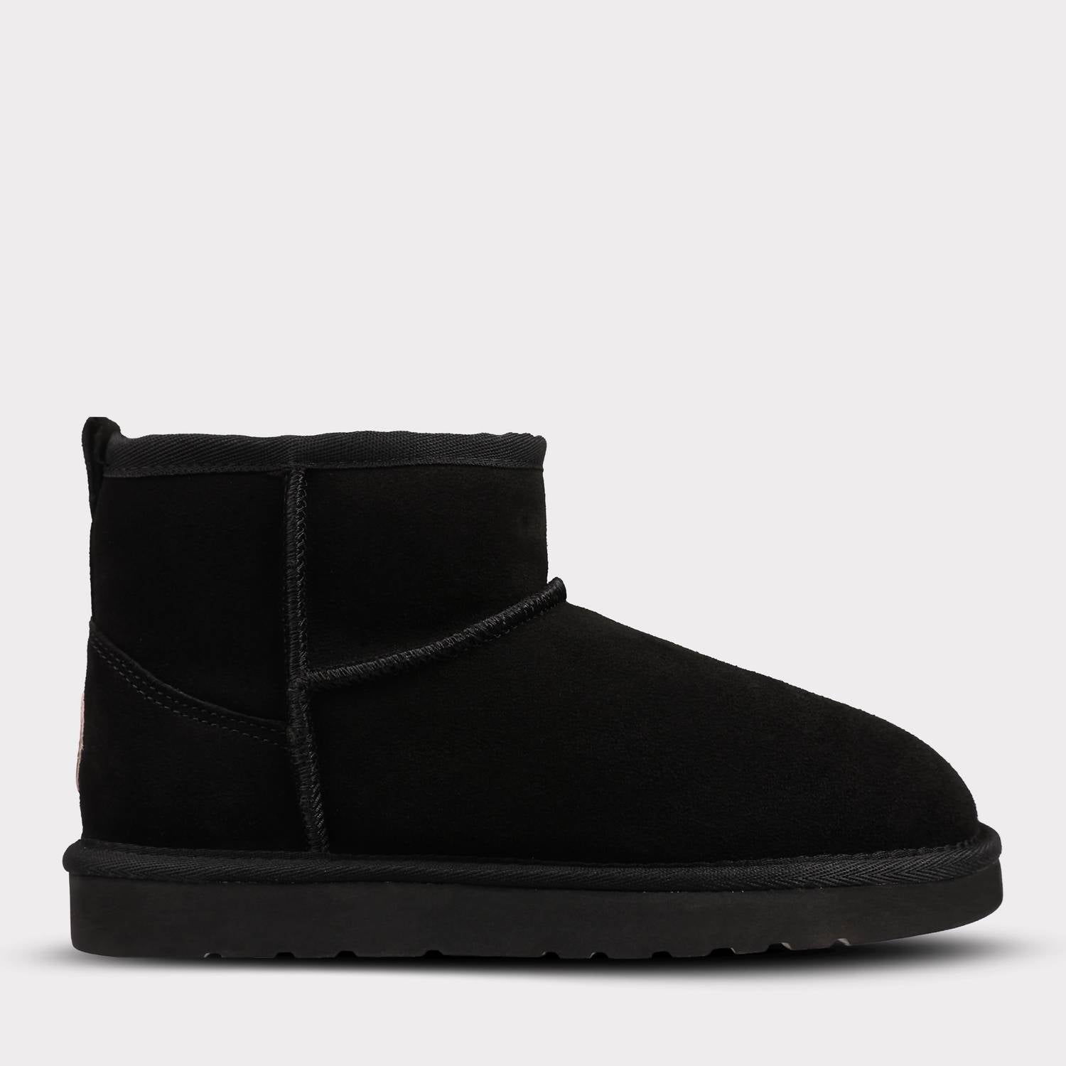 Lamo Women's Kora Short Slip-on Boot in black - women's shoe