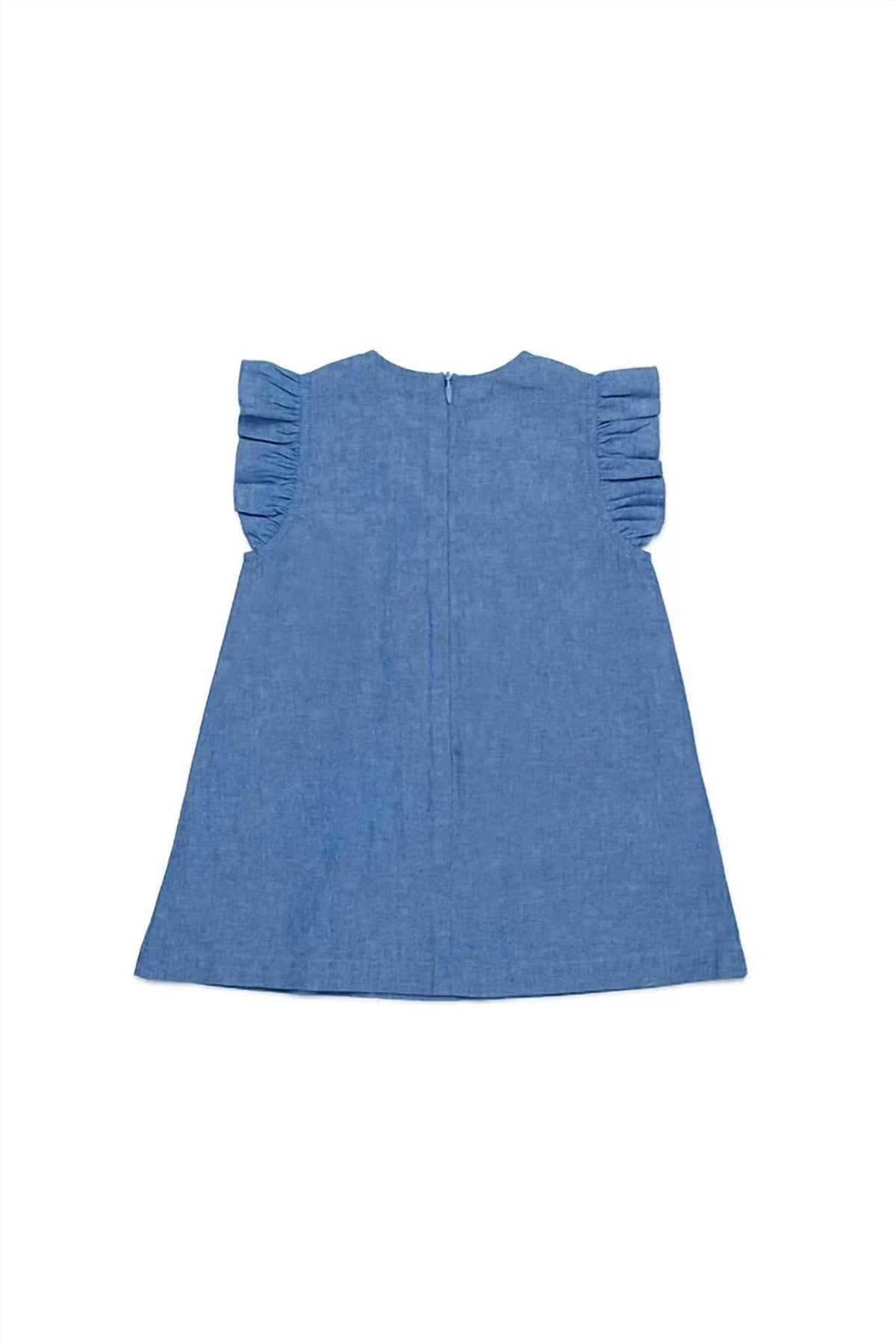 Marni - Girls Patterned Chambray Dress