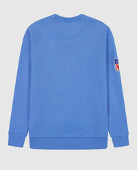 Starter - Men's Houston Oilers Crew Neck Sweatshirt With Zip Pockets
