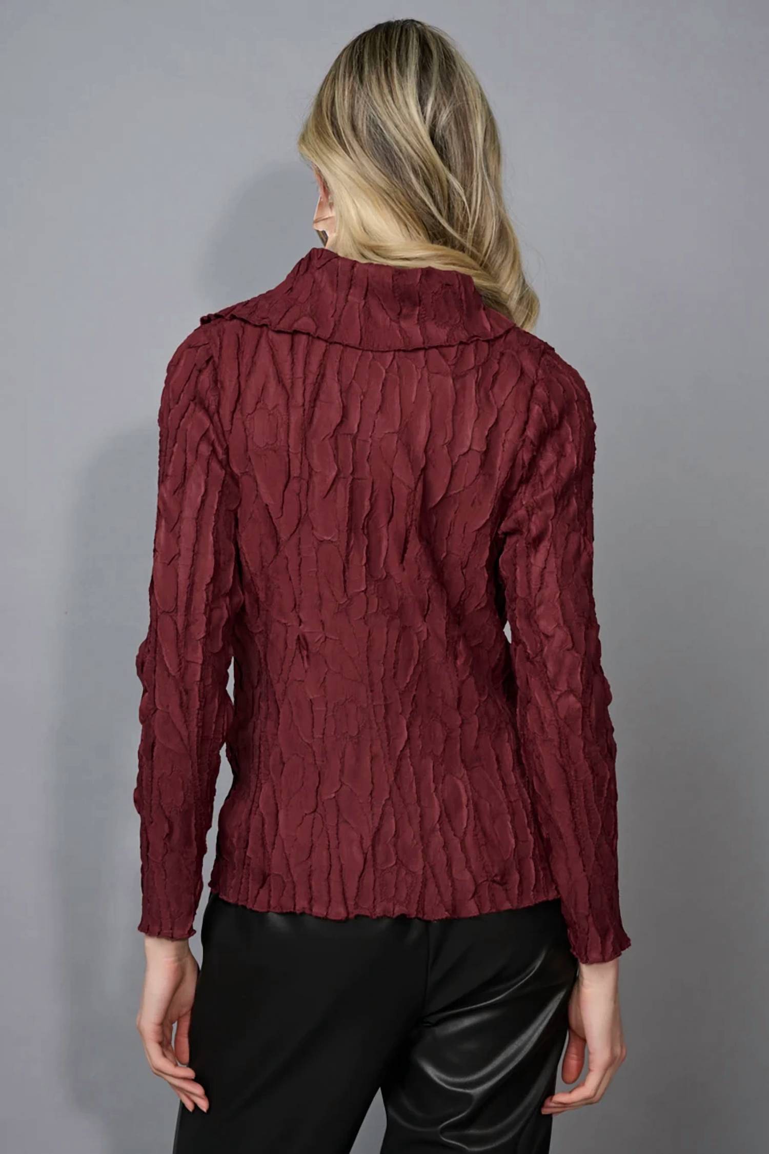Picadilly - Pleated Textured Top