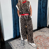 ee:some Be Bold Boxy Sleeveless Top in leopard - women's blouse - view 5