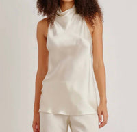 Sablyn - Una Cowled Halter Tunic Top
