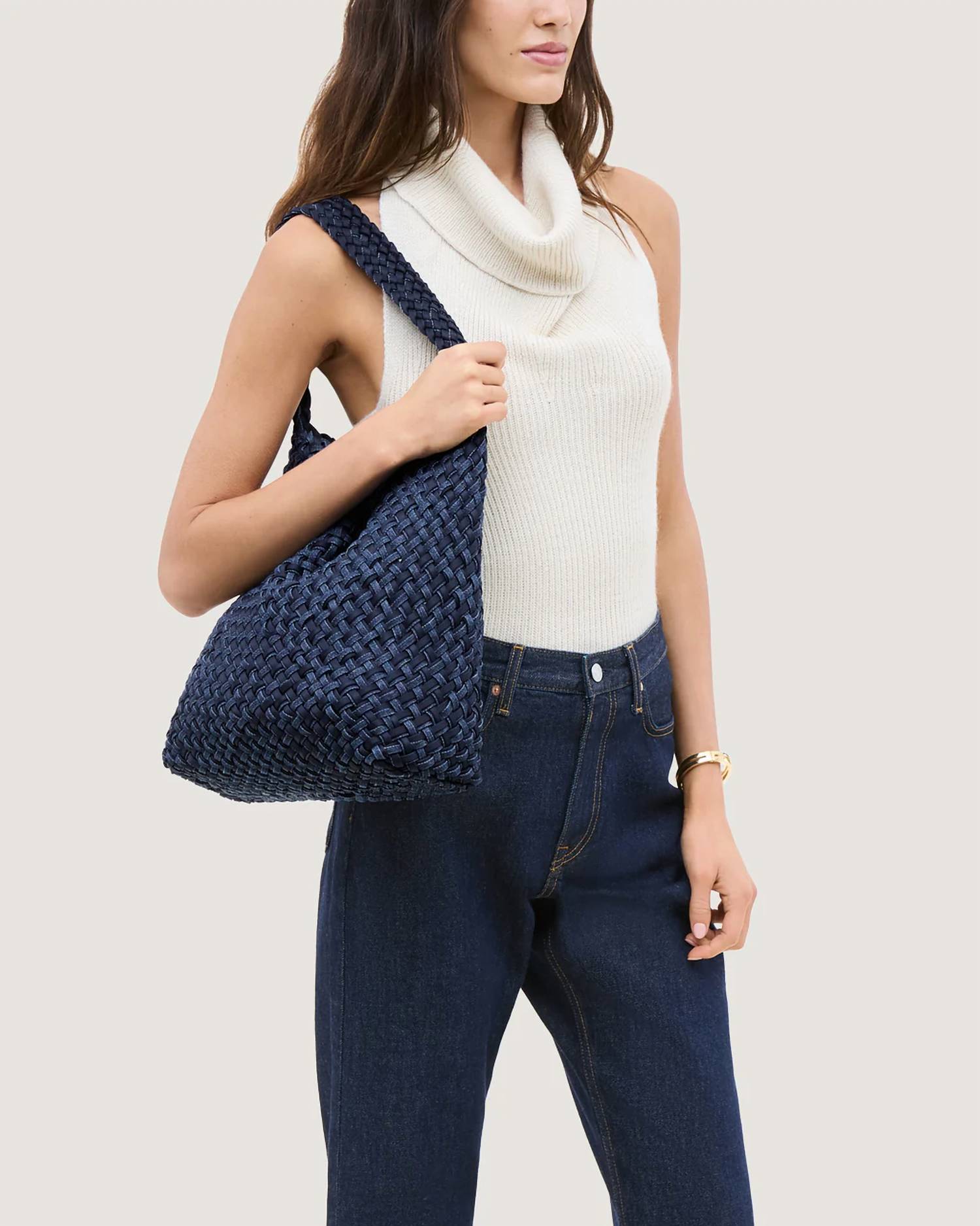 Naghedi - Nomad Medium Hobo Double Weave Bag