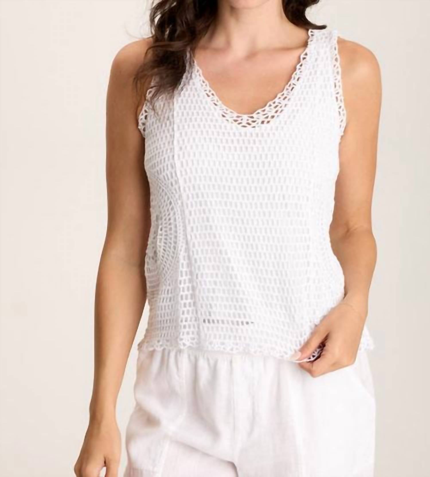 Xcvi - Grazie Crochet Tank