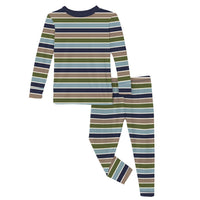 Kickee - Girl's Long Sleeve Pajama Set
