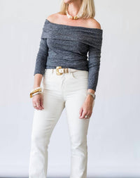 Closed - Asymmetric Long Sleeve Top
