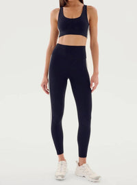 SPLITS59 Ella High Waist Airweight Leggings in black white - women's pants