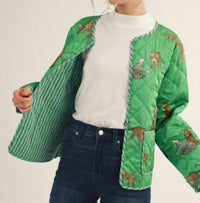 Jodifl - Cheetah Chic Quilted Jacket