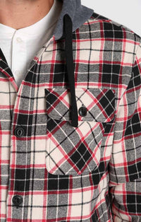 Jachs New York - Flannel Hooded Shirt Jacket