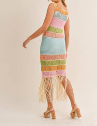 Mable - Astoria Fringed Crochet Dress