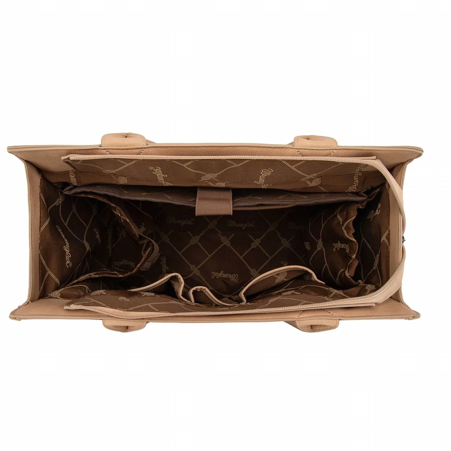 Wrangler - Horseshoe Cutout Carry-All Large Tote Bag