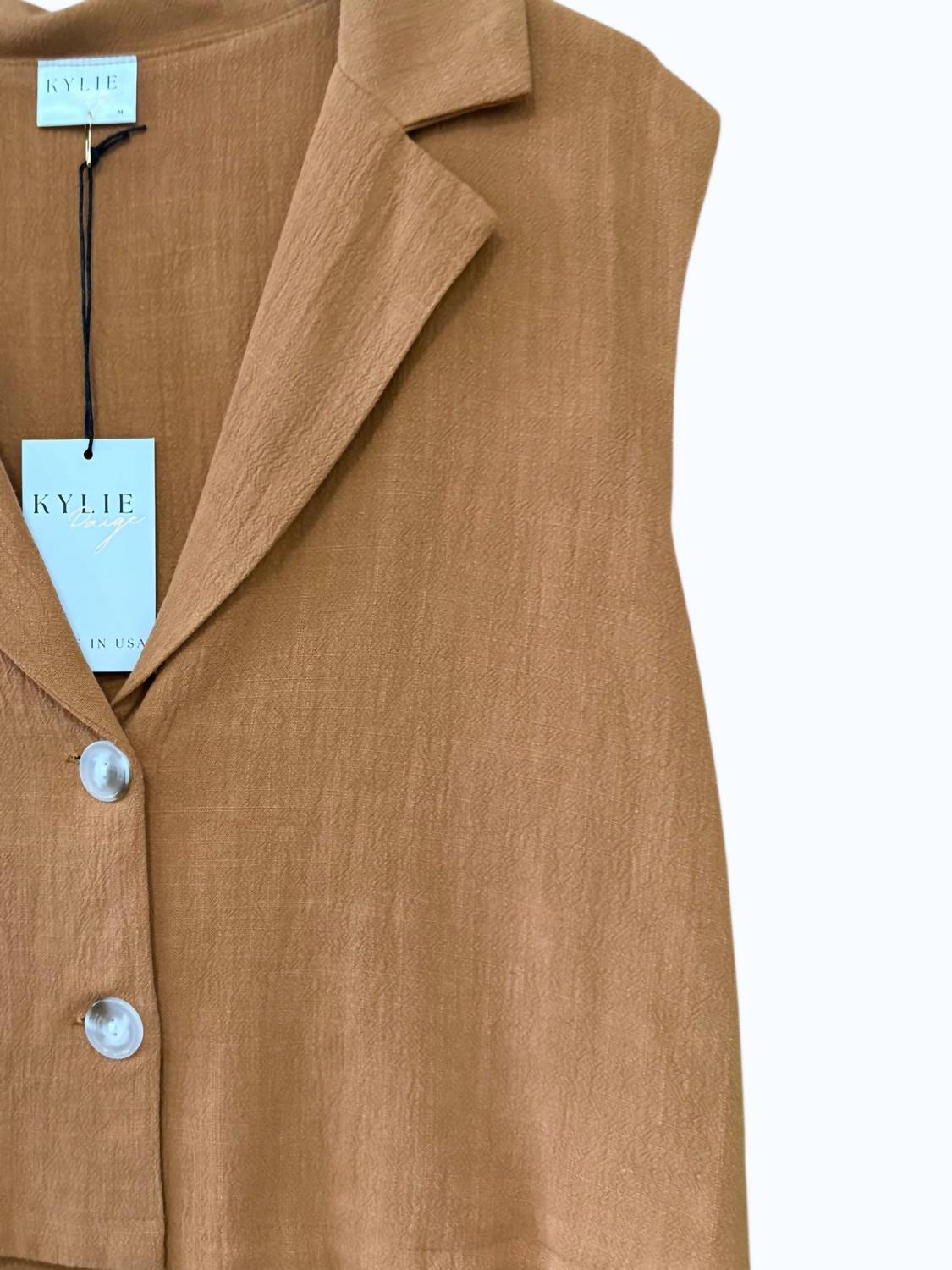 Kylie Paige - Women's Chai Button Down Vest