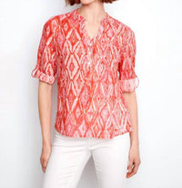 Charlie B - Geometric Print Blouse