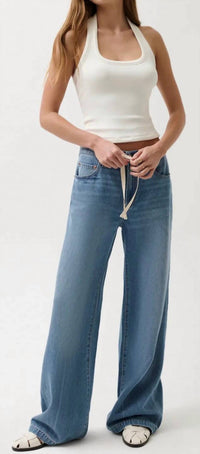 Pistola - Jadyn Low Slung Draw Cord Palazzo Jeans