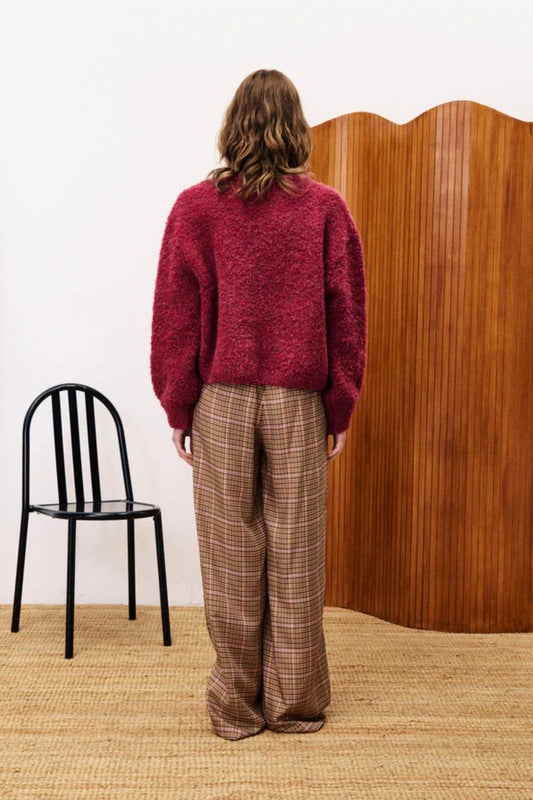 Frnch - Canelle Straight Plaid Pants
